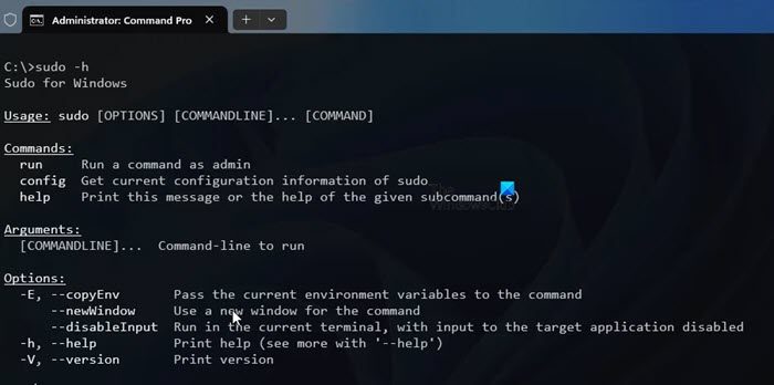 How to run SUDO commands in Windows 11/10-Computer Knowledge-php.cn