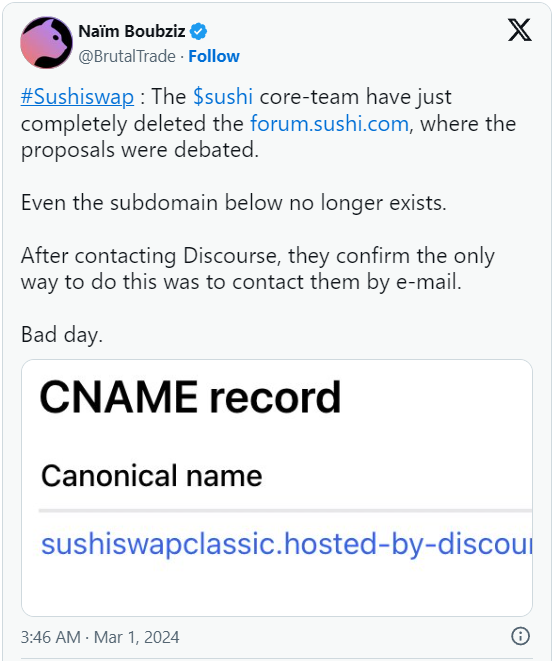 SushiSwap 是否在操纵治理和财务？