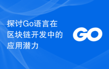 探讨Go语言在区块链开发中的应用潜力