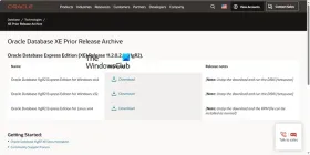 How to install Oracle database on Windows 11