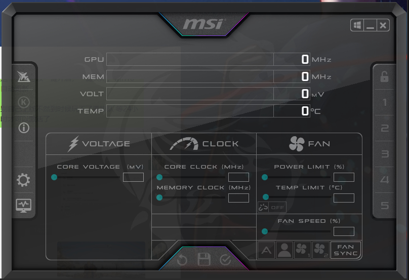 What should I do if there is no CPU temperature option on MSI Airplane?