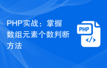 PHP实战：掌握数组元素个数判断方法