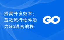 提高开发效率：五款流行软件助力Go语言编程