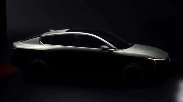 Forte停产让路,起亚K4预告图抢先看,C柱设计成亮点