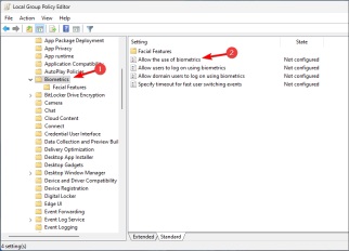 What should I do if facial recognition cannot be turned on in Windows 11 but the camera works fine?