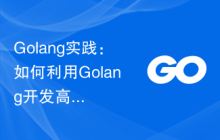 Golang实践：如何利用Golang开发高效网站