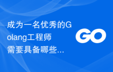成为一名优秀的Golang工程师需要具备哪些能力