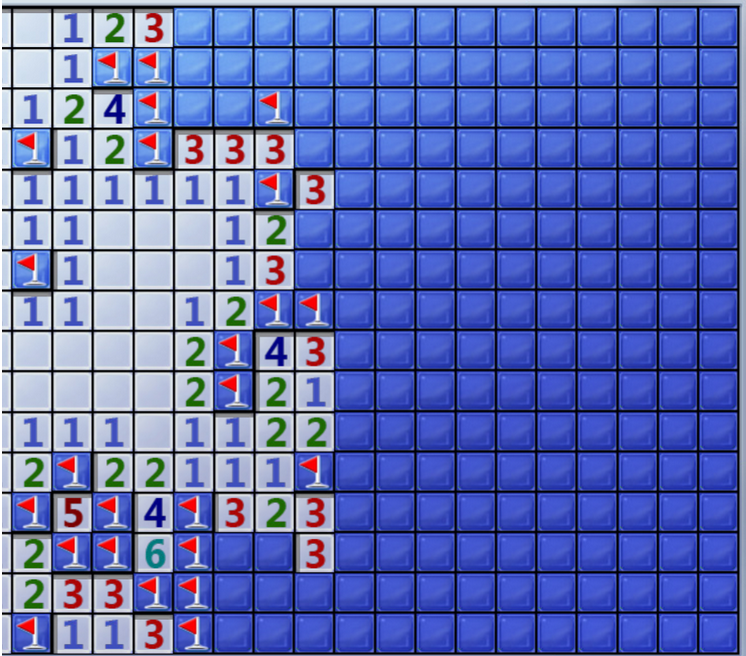 How to open Minesweeper? -How to mark small flags in Minesweeper?