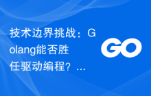 技术边界挑战:Golang能否胜任驱动编程?