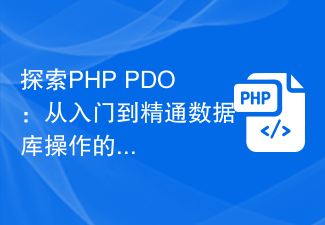 探索PHP PDO：从入门到精通数据库操作的利器