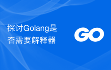 探讨Golang是否需要解释器