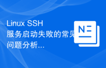 Linux SSH服务启动失败的常见问题分析
