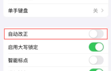 部分老型号iPhone升级iOS 17.4后，键盘“自动改正”功能未生效