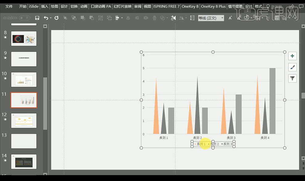 Optimized design of PPT infographics