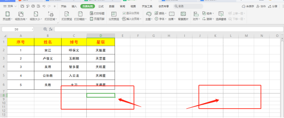 Comment faire la pagination des tableaux WPS