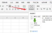 WPS表格如何自动换行和强制换行