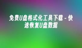 免费U盘格式化工具下载 - 快速恢复U盘数据
