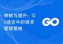 限制与提升：Go语言中的请求管理策略