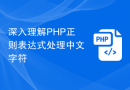 深入理解PHP正则表达式处理中文字符
