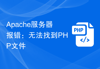 Erreur du serveur Apache : le fichier PHP est introuvable