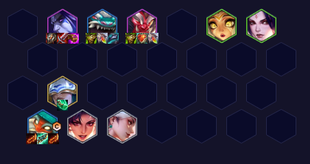 Recommended lineup of S11 Papercut Bard in TFT Mobile
