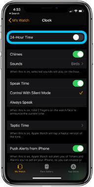 Apple Watch APP启用24小时制的详细步骤