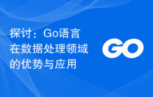 探讨:Go语言在数据处理领域的优势与应用