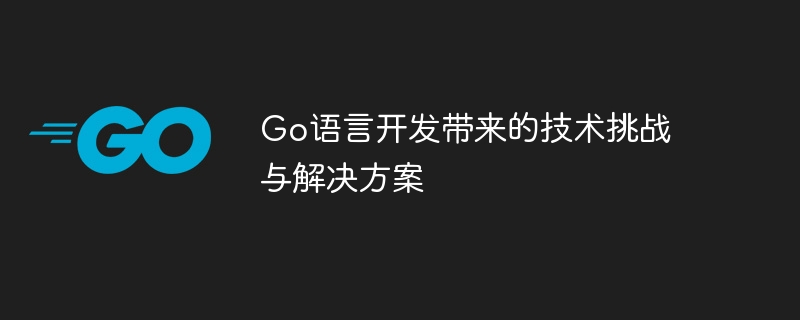 Go 言語開発によってもたらされる技術的課題と解決策