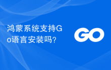 鸿蒙系统支持Go语言安装吗?