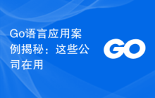 Go语言应用案例揭秘:这些公司在用