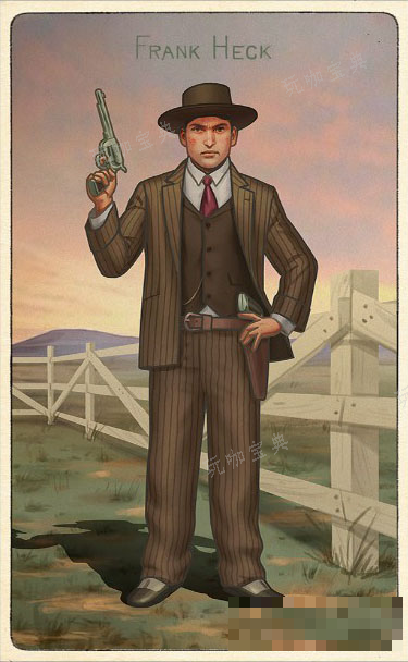 Where can I get the Frank Heck card in Red Dead Redemption 2?