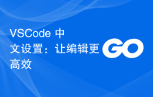 VSCode 中文设置：让编辑更高效