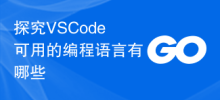 探究VSCode可用的程式語言有哪些