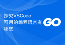 探究VSCode可用的编程语言有哪些