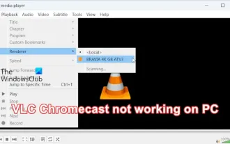 VLC Chromecast not working on Windows PC