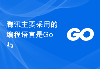 Tencent が使用する主なプログラミング言語は Go ですか?