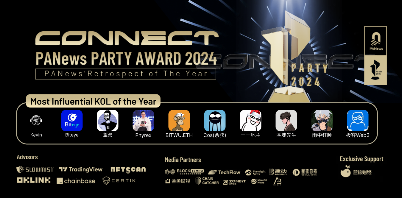 “PARTY AWARD 2024”年度评选正式出炉！21项权威年度奖项的入榜者都有谁