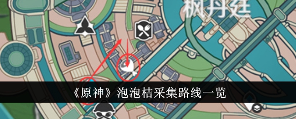 《原神》泡泡桔採集路線一覽