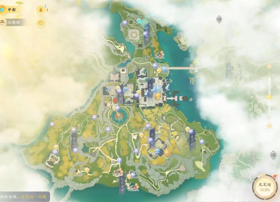 The location of the beast offering treasure in Wudingfang in the mobile game Shooting Condor