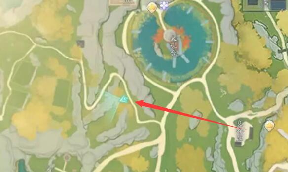 The location of the beast offering treasure in Wudingfang in the mobile game Shooting Condor