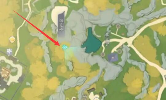 The location of the beast offering treasure in Wudingfang in the mobile game Shooting Condor