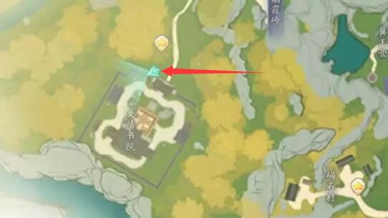 The location of the beast offering treasure in Wudingfang in the mobile game Shooting Condor