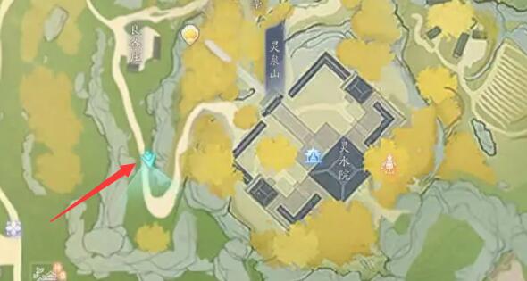 The location of the beast offering treasure in Wudingfang in the mobile game Shooting Condor