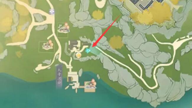 The location of the beast offering treasure in Wudingfang in the mobile game Shooting Condor