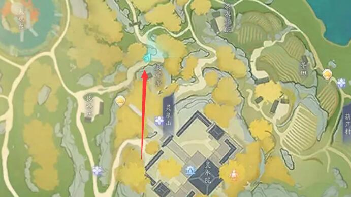 The location of the beast offering treasure in Wudingfang in the mobile game Shooting Condor