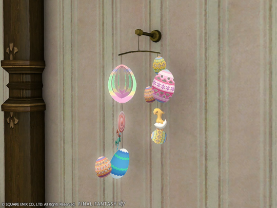 Started! The new seasonal event of Final Fantasy 14 is now open! Easter egg hunting props from previous years are on the shelves, and coupons for Easter egg hunting props are on sale!