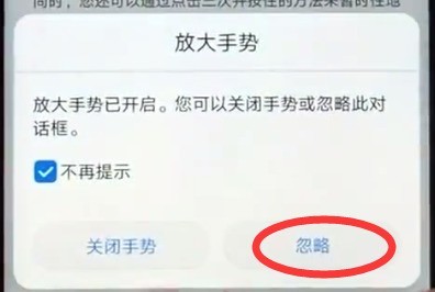 Honor Play で拡大ジェスチャーを使用するための詳細な手順