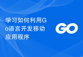 Learn how to develop mobile applications using Go language