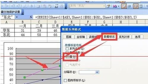 Tutorial zum Festlegen des Startpunkts der Koordinatenachse auf nicht 0 im Excel-Liniendiagramm