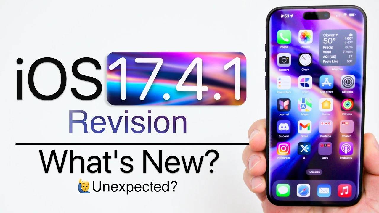 Comment installer la mise à jour de révision iOS 17.4.1